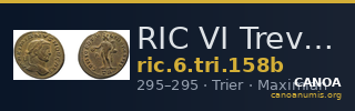RIC VI Treveri 158b — CANOA