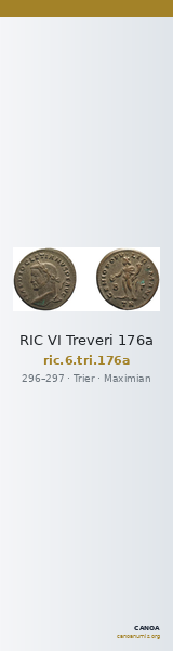 RIC VI Treveri 176a — CANOA