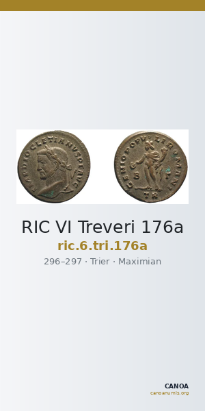 RIC VI Treveri 176a — CANOA