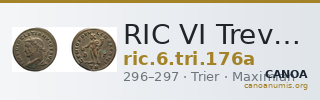 RIC VI Treveri 176a — CANOA