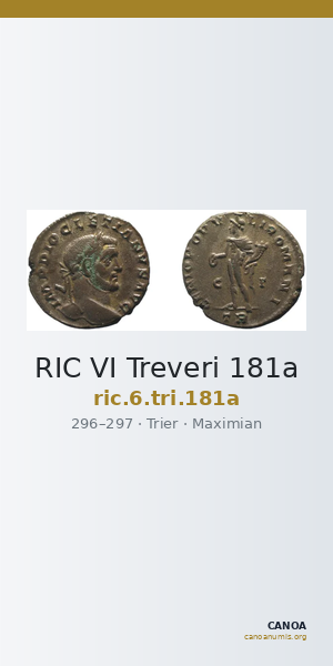 RIC VI Treveri 181a — CANOA