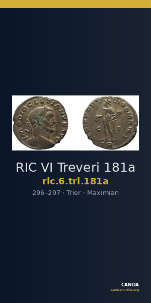 RIC VI Treveri 181a — CANOA