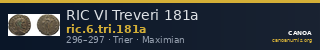 RIC VI Treveri 181a — CANOA