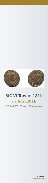 RIC VI Treveri 181b — CANOA