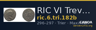 RIC VI Treveri 182b — CANOA