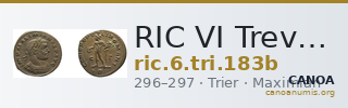RIC VI Treveri 183b — CANOA