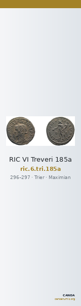 RIC VI Treveri 185a — CANOA