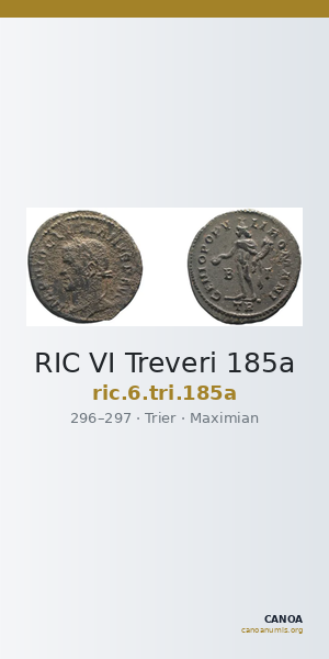 RIC VI Treveri 185a — CANOA