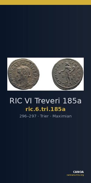 RIC VI Treveri 185a — CANOA