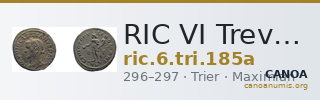 RIC VI Treveri 185a — CANOA