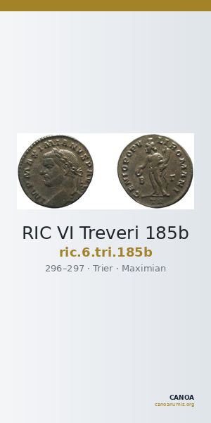 RIC VI Treveri 185b — CANOA