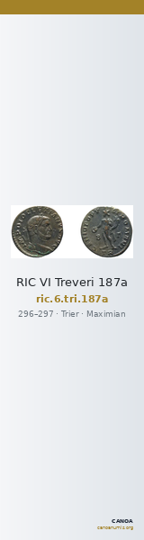 RIC VI Treveri 187a — CANOA