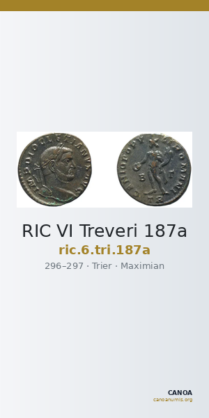 RIC VI Treveri 187a — CANOA