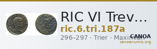 RIC VI Treveri 187a — CANOA