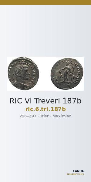 RIC VI Treveri 187b — CANOA