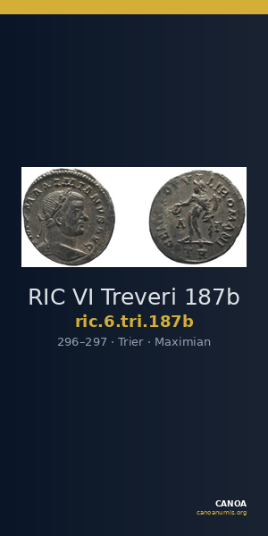 RIC VI Treveri 187b — CANOA