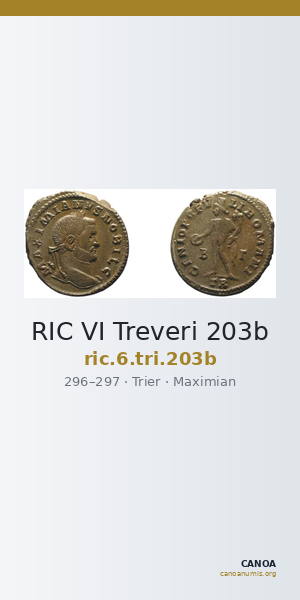 RIC VI Treveri 203b — CANOA