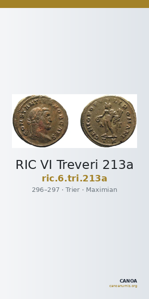 RIC VI Treveri 213a — CANOA