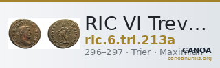 RIC VI Treveri 213a — CANOA
