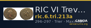 RIC VI Treveri 213a — CANOA