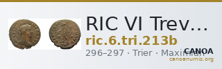 RIC VI Treveri 213b — CANOA