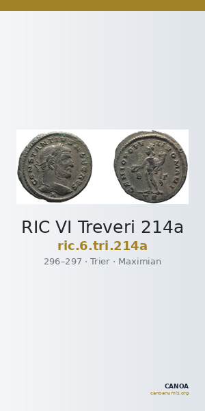 RIC VI Treveri 214a — CANOA
