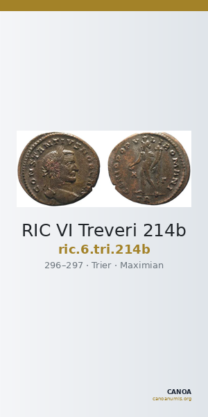 RIC VI Treveri 214b — CANOA