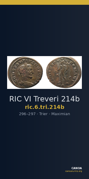RIC VI Treveri 214b — CANOA