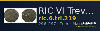 RIC VI Treveri 219 — CANOA