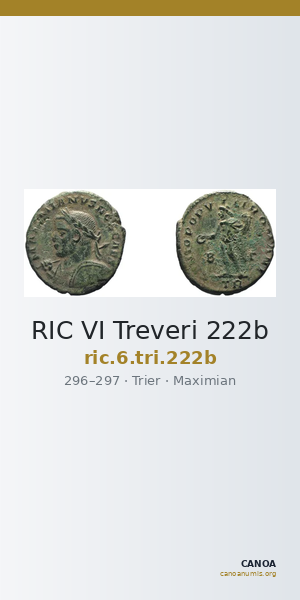 RIC VI Treveri 222b — CANOA