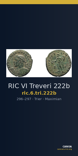 RIC VI Treveri 222b — CANOA