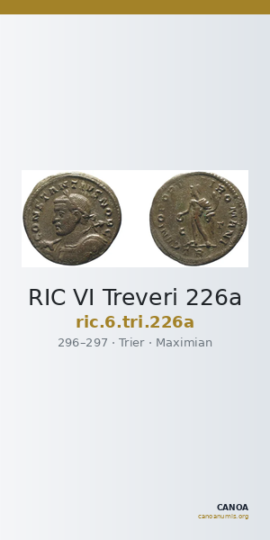 RIC VI Treveri 226a — CANOA
