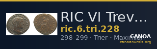 RIC VI Treveri 228 — CANOA