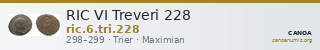 RIC VI Treveri 228 — CANOA