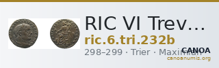 RIC VI Treveri 232b — CANOA