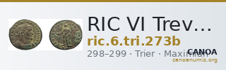 RIC VI Treveri 273b — CANOA