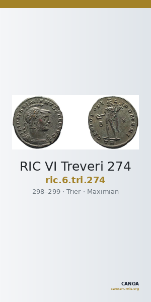 RIC VI Treveri 274 — CANOA