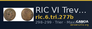 RIC VI Treveri 277b — CANOA