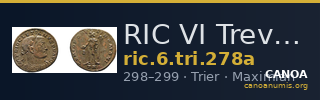 RIC VI Treveri 278a — CANOA