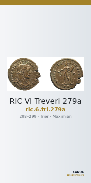 RIC VI Treveri 279a — CANOA