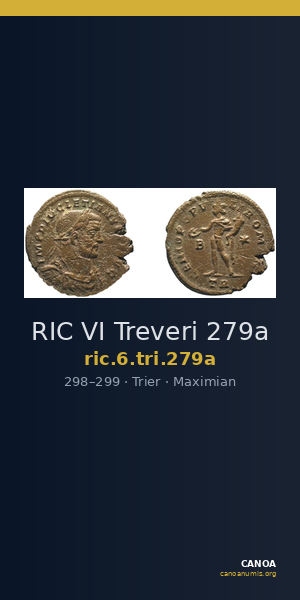 RIC VI Treveri 279a — CANOA