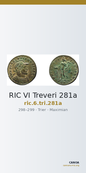 RIC VI Treveri 281a — CANOA