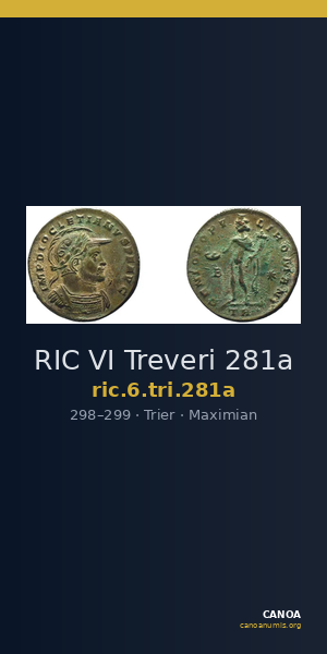 RIC VI Treveri 281a — CANOA