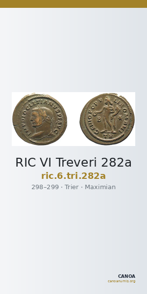 RIC VI Treveri 282a — CANOA