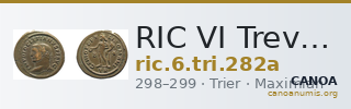 RIC VI Treveri 282a — CANOA