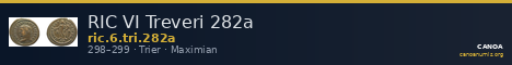 RIC VI Treveri 282a — CANOA