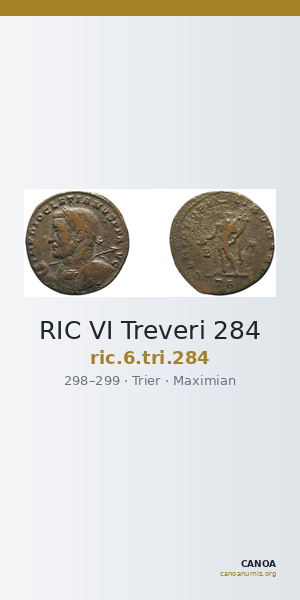 RIC VI Treveri 284 — CANOA