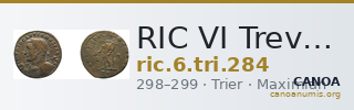 RIC VI Treveri 284 — CANOA