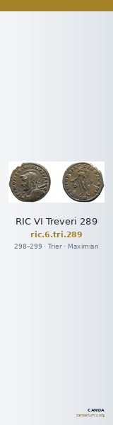 RIC VI Treveri 289 — CANOA