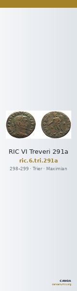 RIC VI Treveri 291a — CANOA
